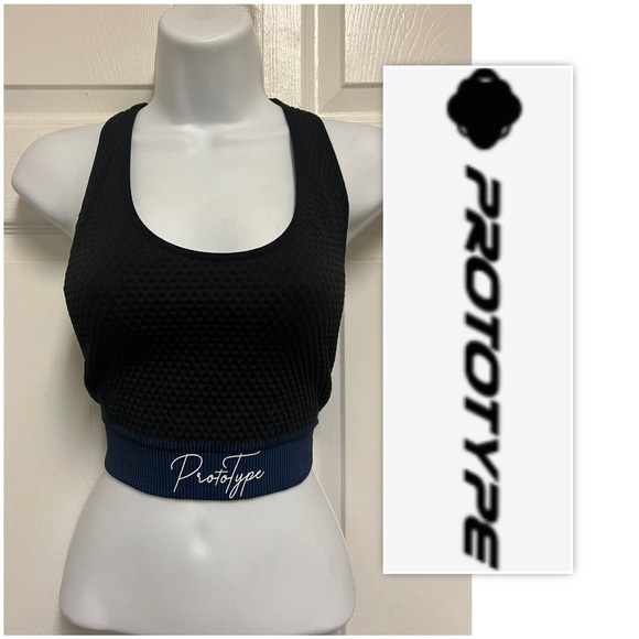 Prototype Waffle Cut Out Sports Bra - Picture 2 of 7
